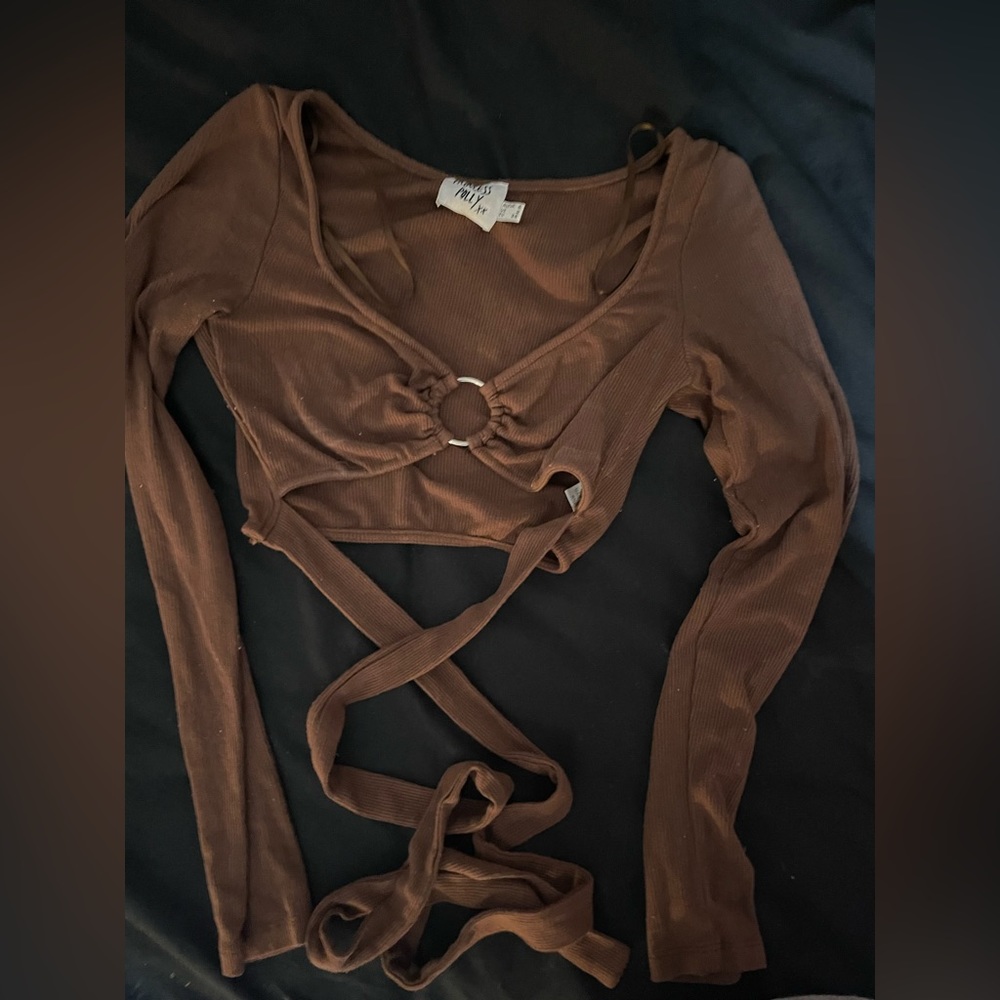 princess polly long sleeve crop